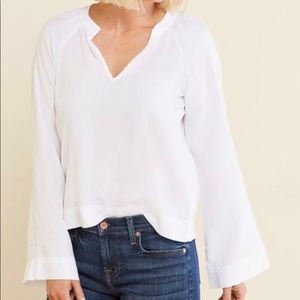 CLOTH AND STONE
Split Neck Raglan Top